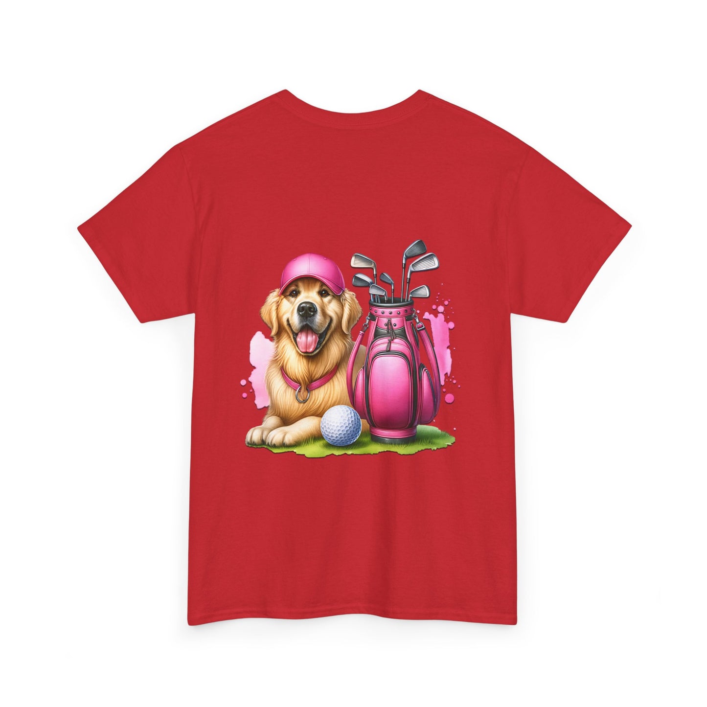 Pink Dog Golf Tee