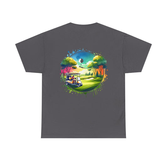 Artistic Golfing Unisex Heavy Cotton Tee