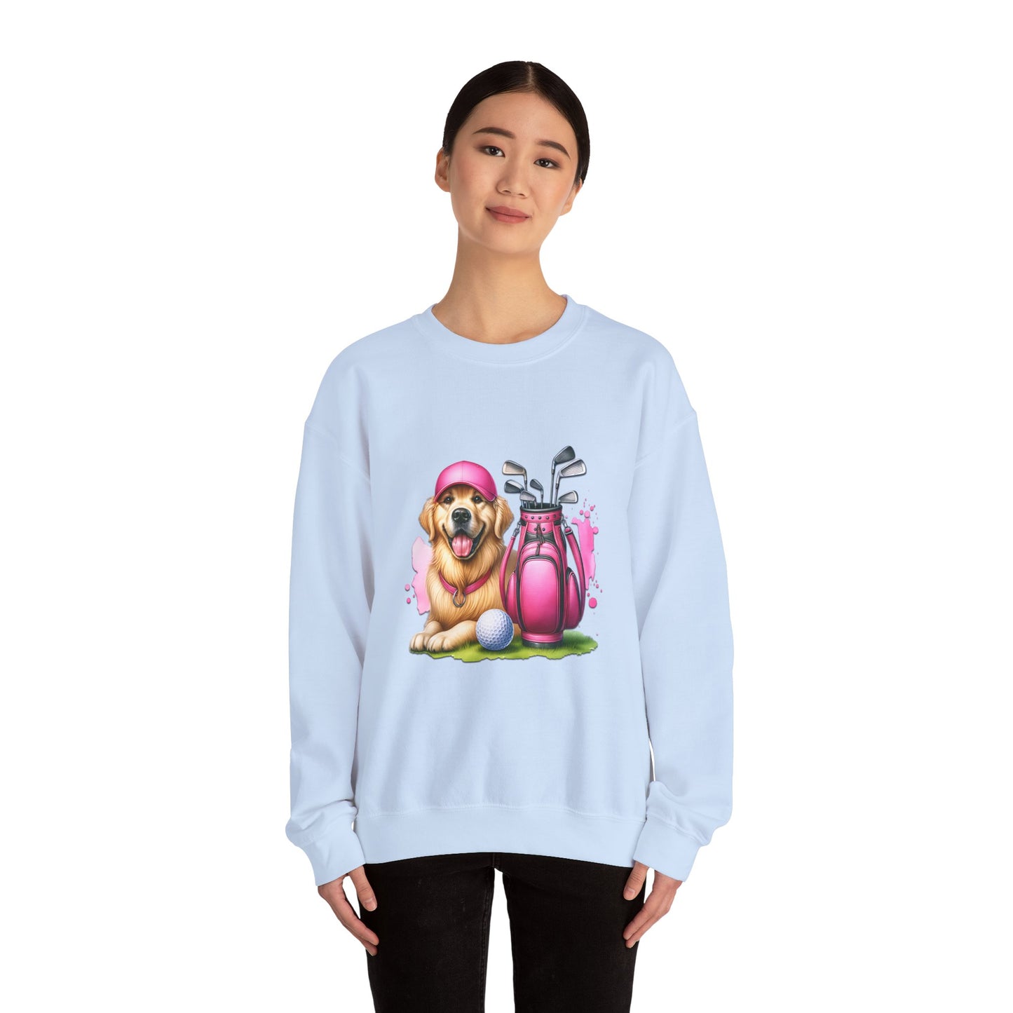 Pink Dog Golf Sweatshirt