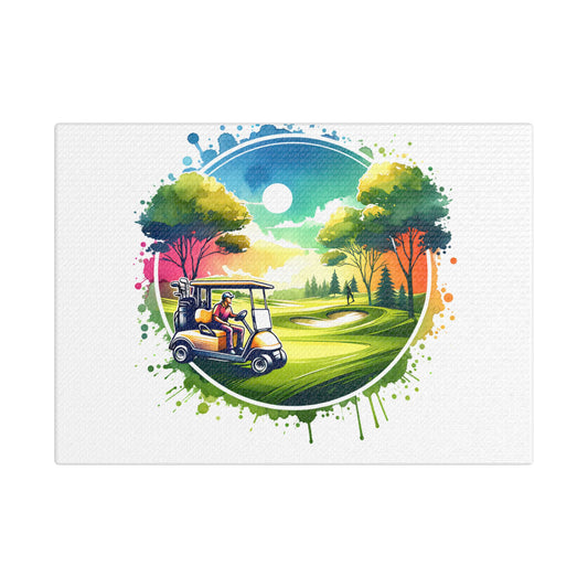 Artistic Golfing Canvas