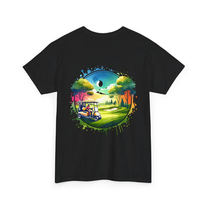 Artistic Golfing Unisex Heavy Cotton Tee