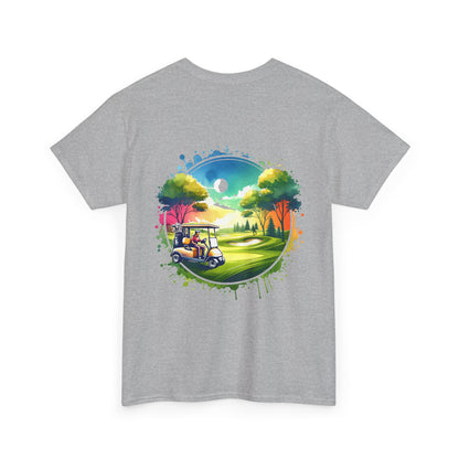 Artistic Golfing Unisex Heavy Cotton Tee