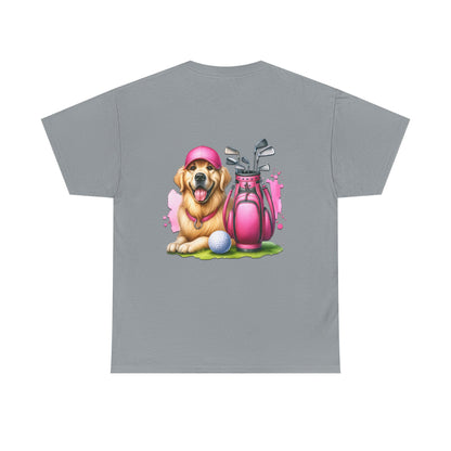 Pink Dog Golf Tee