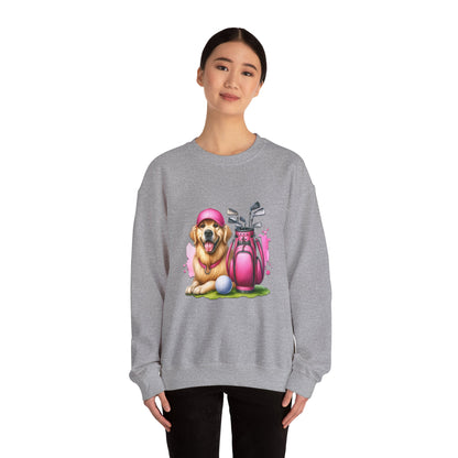 Pink Dog Golf Sweatshirt