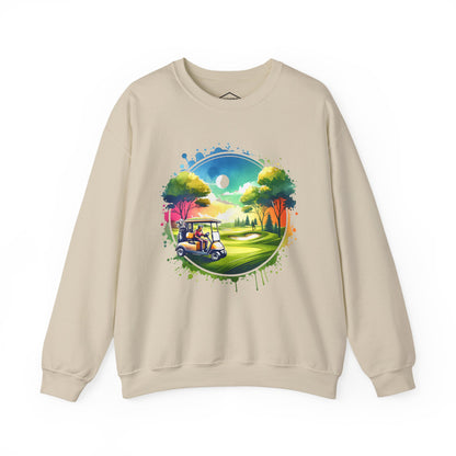 Artistic Golfing Unisex Sweatshirt