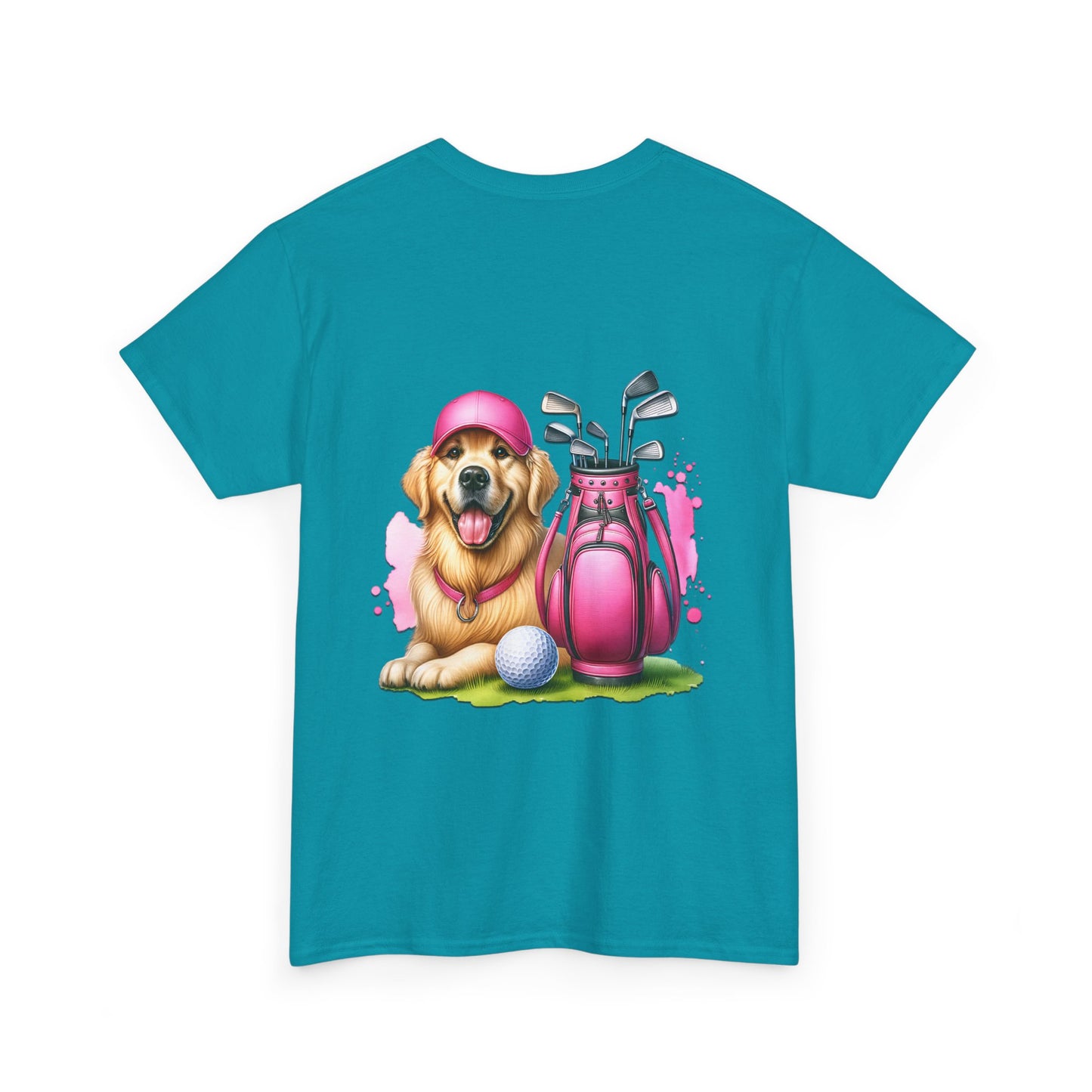 Pink Dog Golf Tee