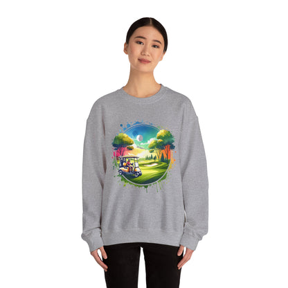 Artistic Golfing Unisex Sweatshirt