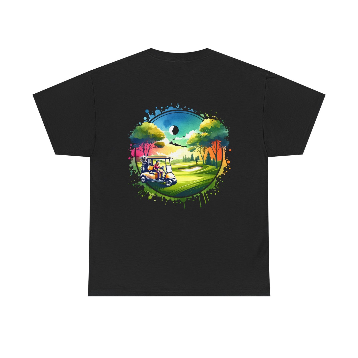 Artistic Golfing Unisex Heavy Cotton Tee