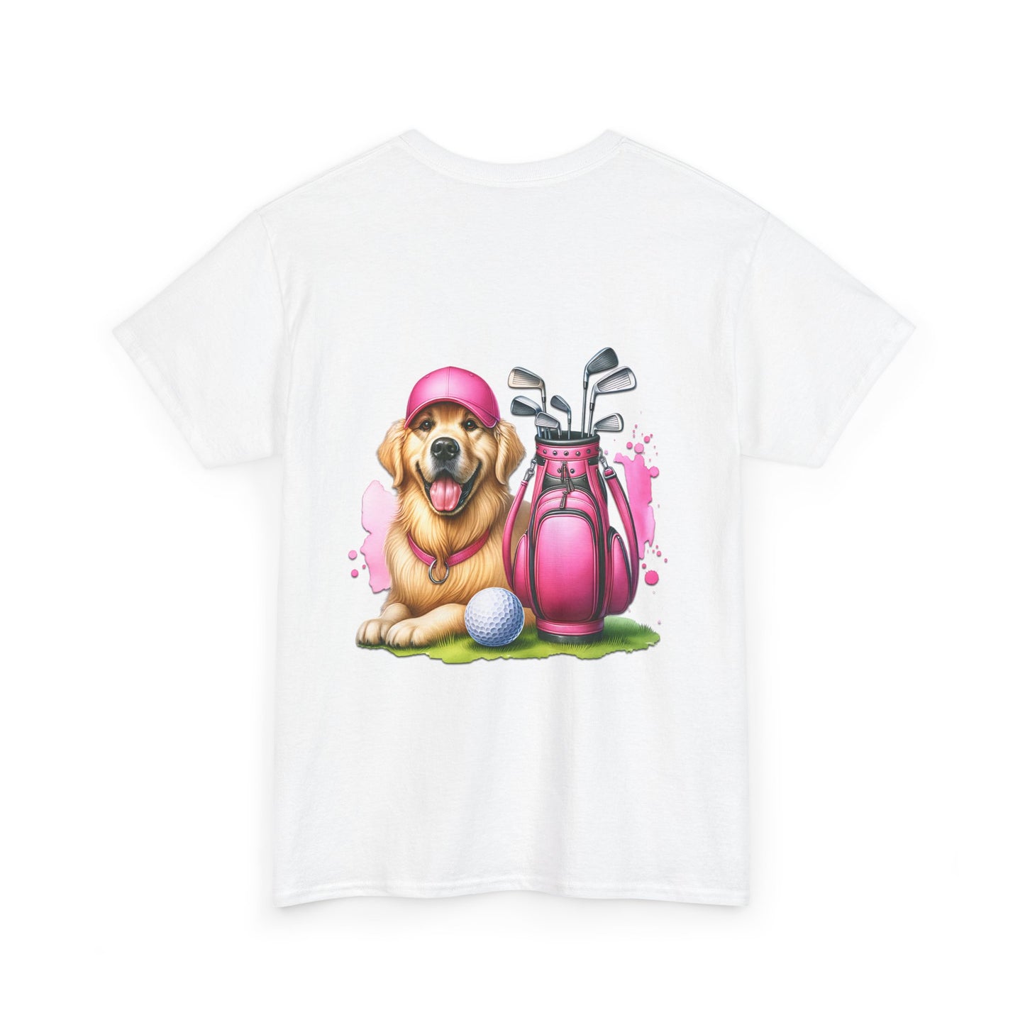 Pink Dog Golf Tee