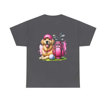 Pink Dog Golf Tee