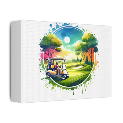Artistic Golfing Canvas