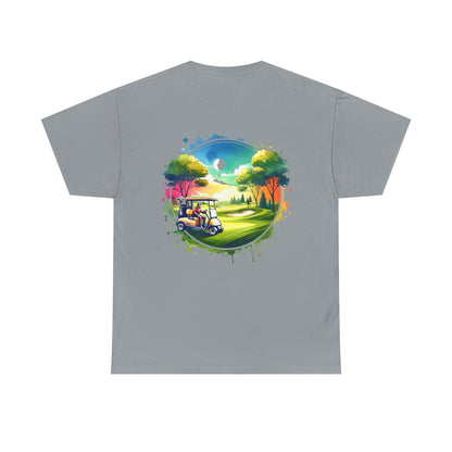 Artistic Golfing Unisex Heavy Cotton Tee