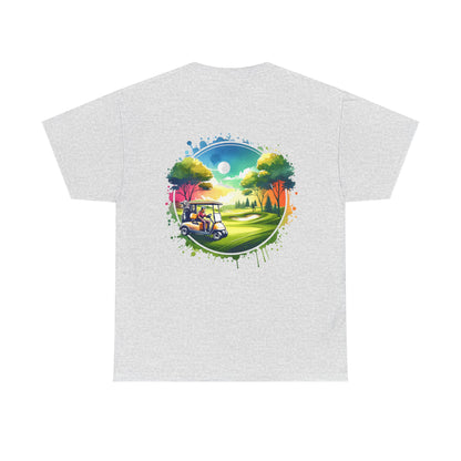Artistic Golfing Unisex Heavy Cotton Tee
