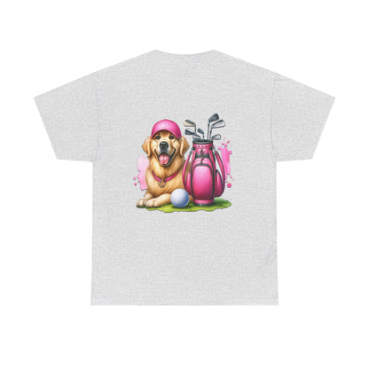Pink Dog Golf Tee