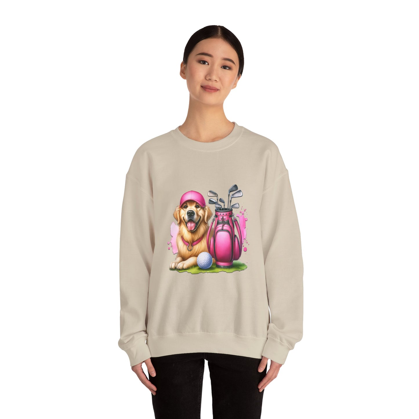 Pink Dog Golf Sweatshirt