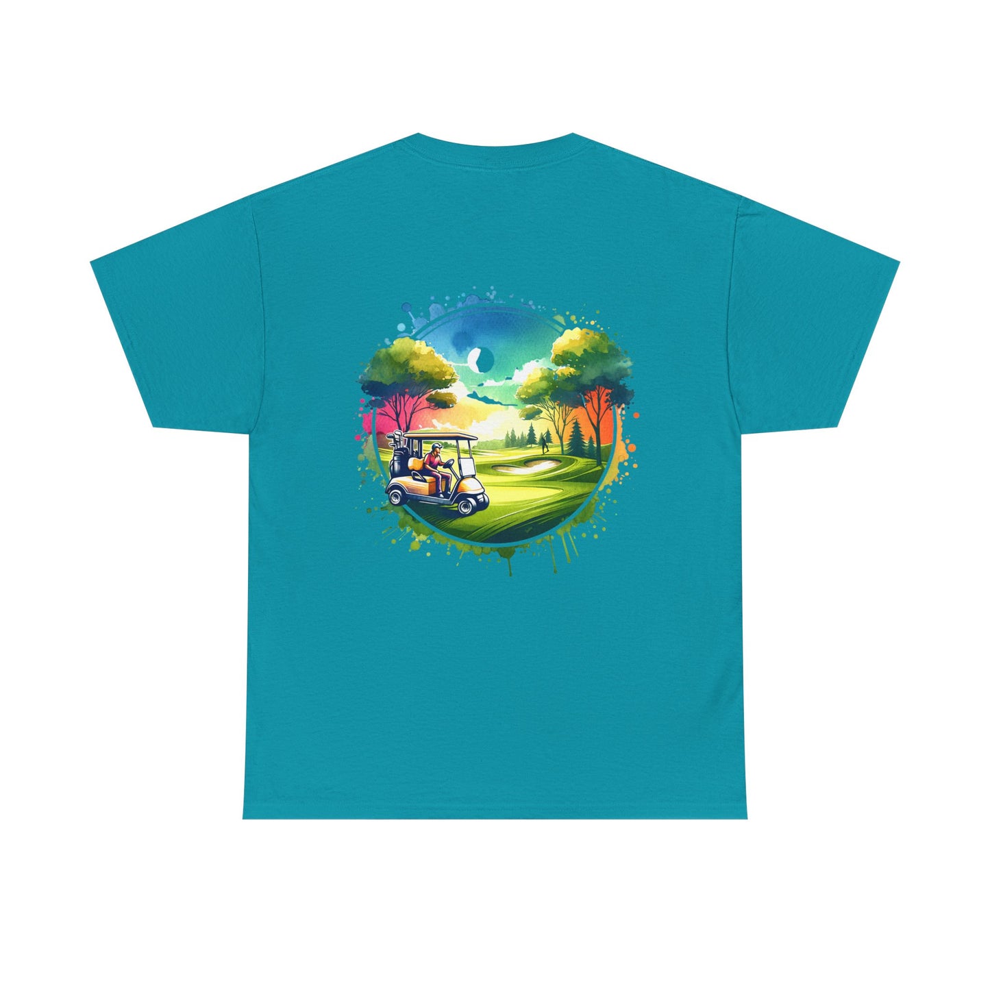 Artistic Golfing Unisex Heavy Cotton Tee