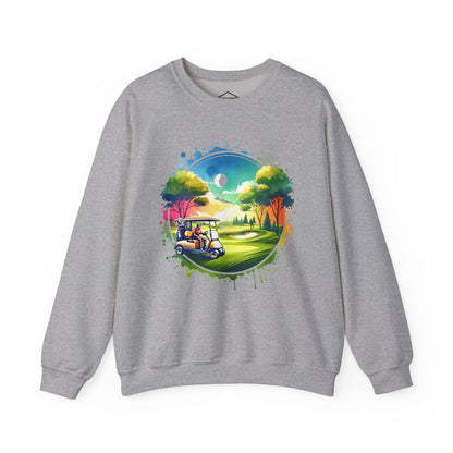 Artistic Golfing Unisex Sweatshirt