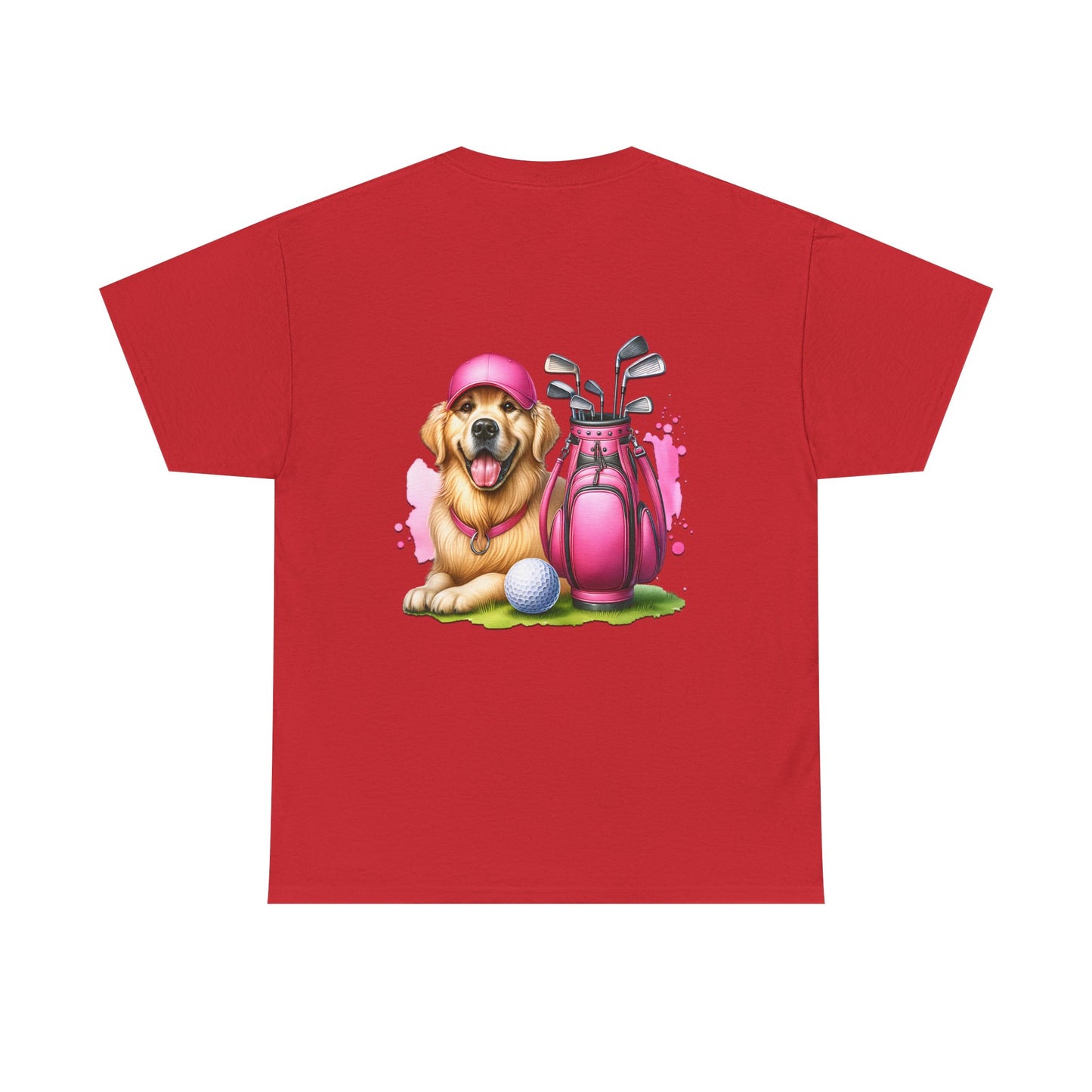 Pink Dog Golf Tee