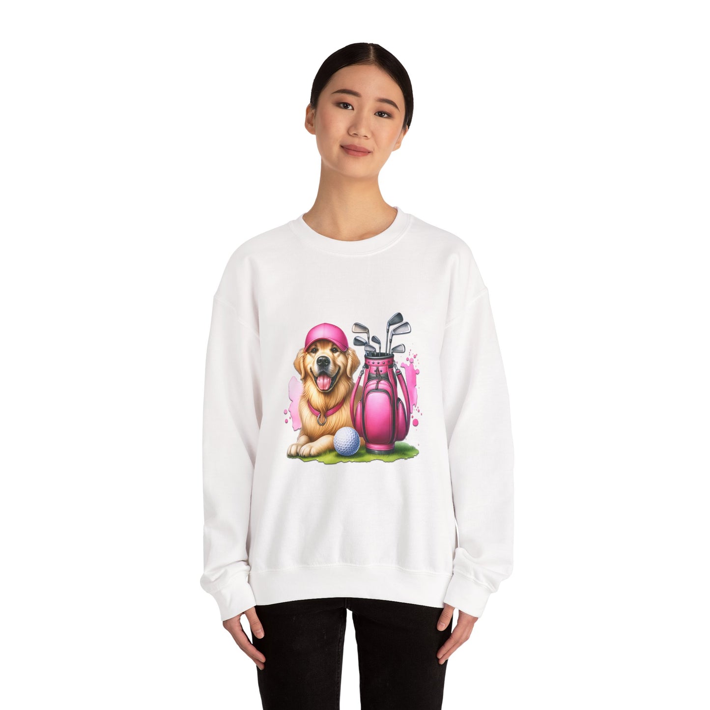 Pink Dog Golf Sweatshirt