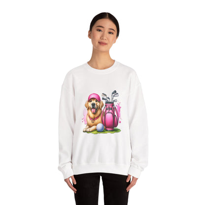 Pink Dog Golf Sweatshirt