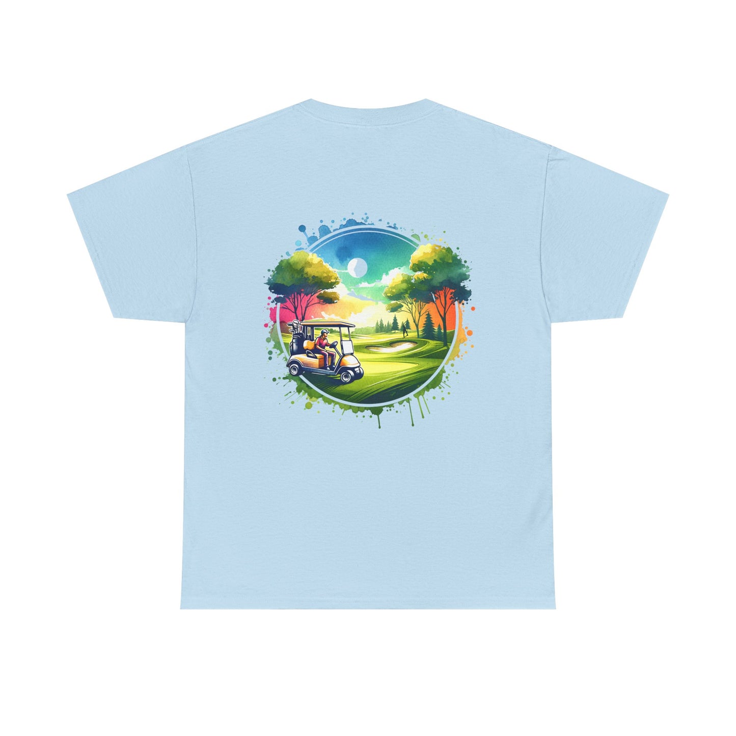Artistic Golfing Unisex Heavy Cotton Tee