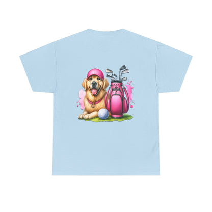 Pink Dog Golf Tee
