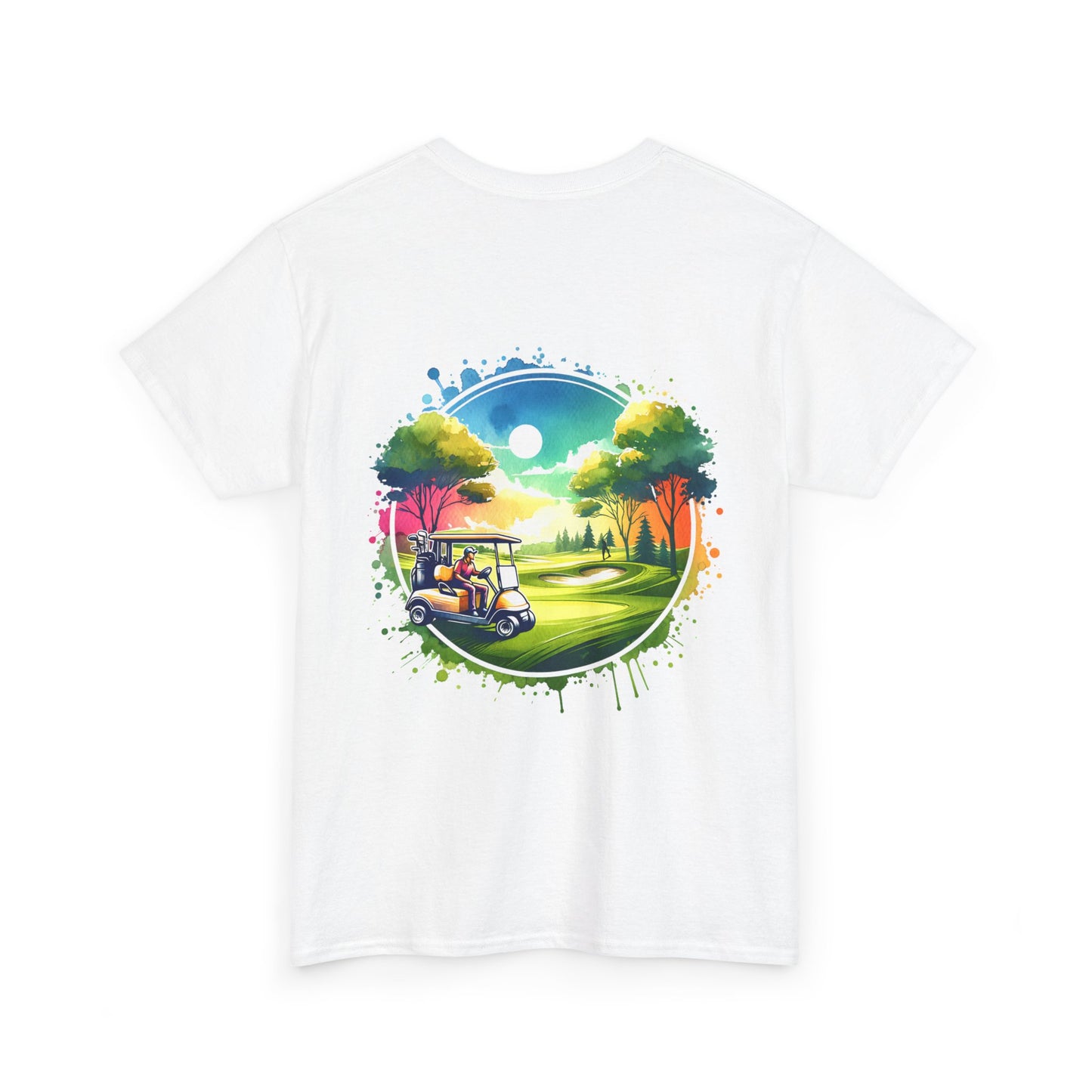Artistic Golfing Unisex Heavy Cotton Tee