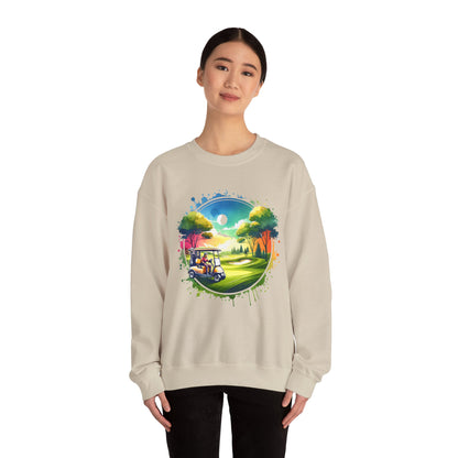Artistic Golfing Unisex Sweatshirt