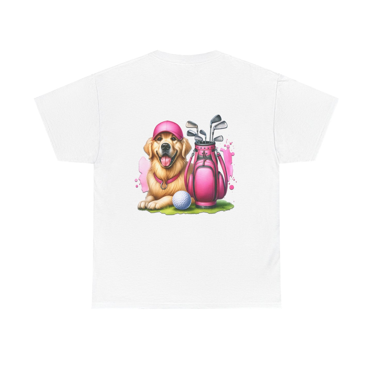 Pink Dog Golf Tee