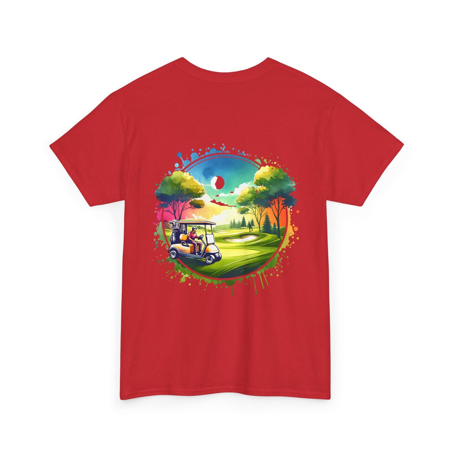 Artistic Golfing Unisex Heavy Cotton Tee