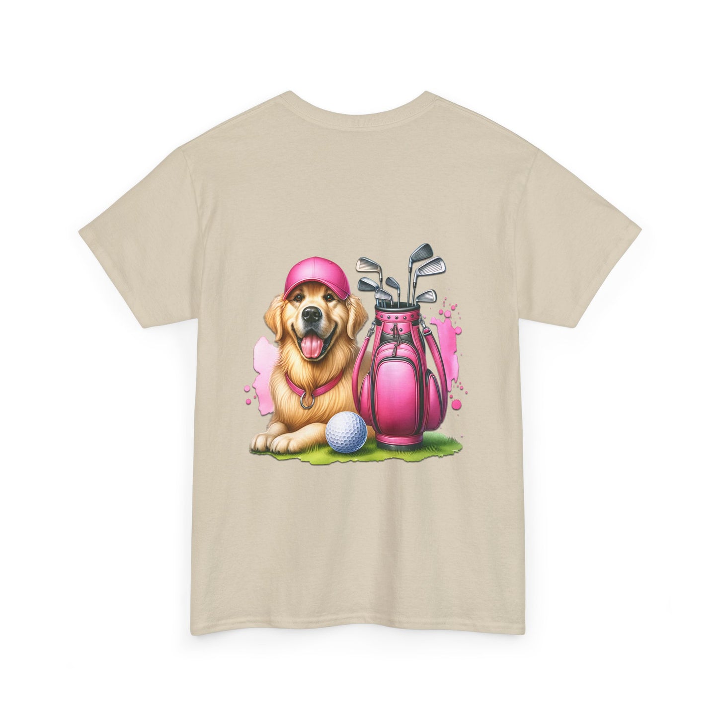 Pink Dog Golf Tee