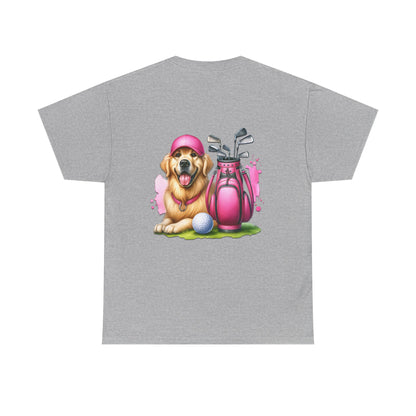 Pink Dog Golf Tee