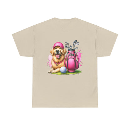 Pink Dog Golf Tee