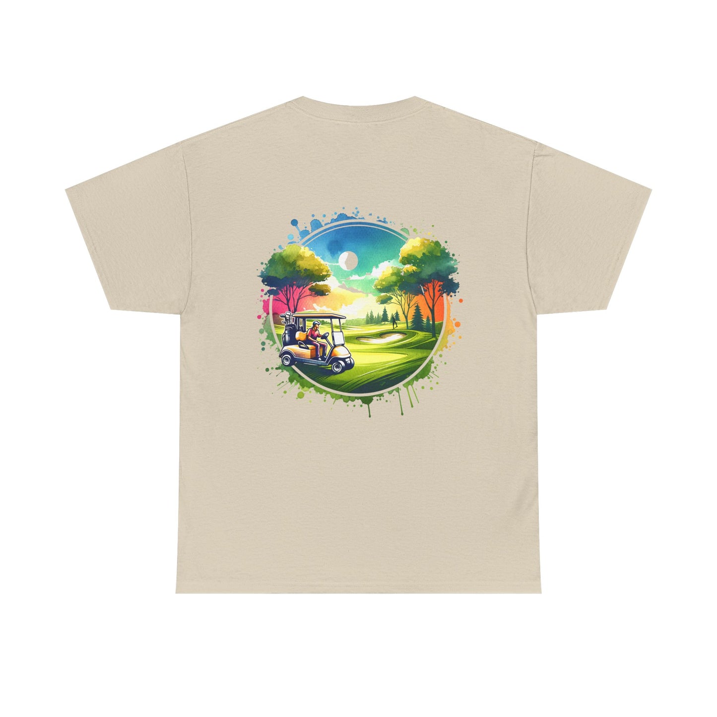 Artistic Golfing Unisex Heavy Cotton Tee