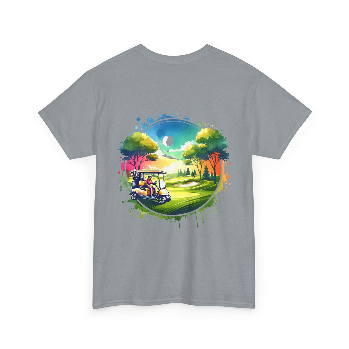 Artistic Golfing Unisex Heavy Cotton Tee
