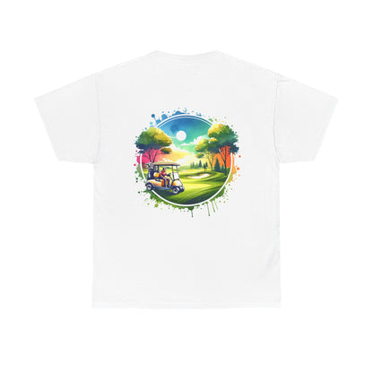 Artistic Golfing Unisex Heavy Cotton Tee